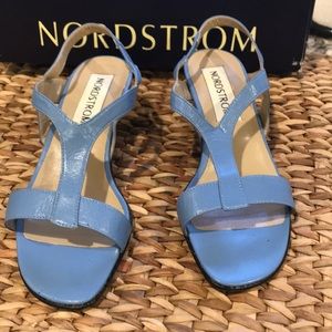 Periwinkle blue sandals vintage unworn